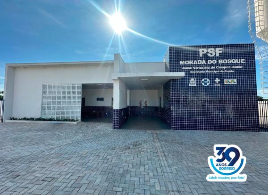 SORRISO: PSF Jaime Veríssimo de Campos Júnior será inaugurado no aniversário do Município