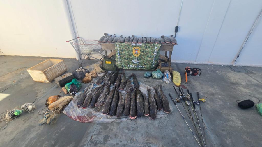 Idosa é presa por pesca predatória e estocagem ilegal de pescado 